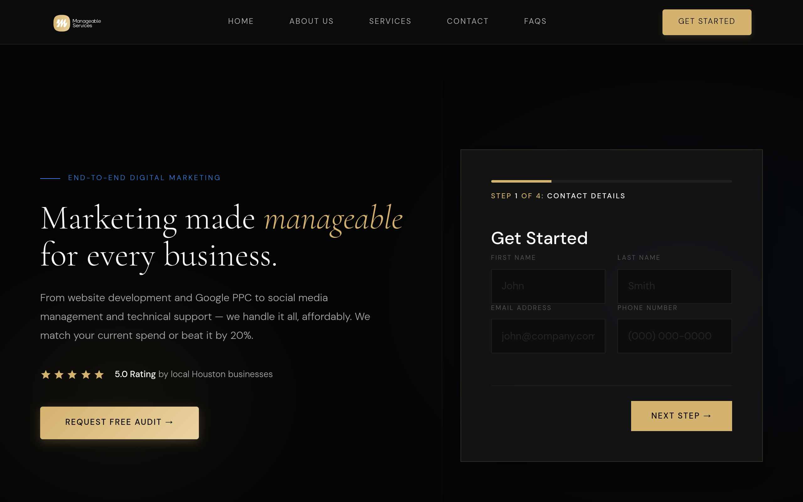 Manageable Services